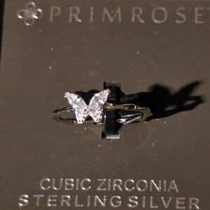 Butterfly Cz Ring